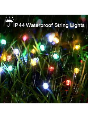 LED Christmas String Lights, 23m/75ft Waterproof 8 Modes